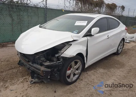 2013 Hyundai Elantra Limited из США, поврежденный, VIN 5NPDH4AE1DH179427